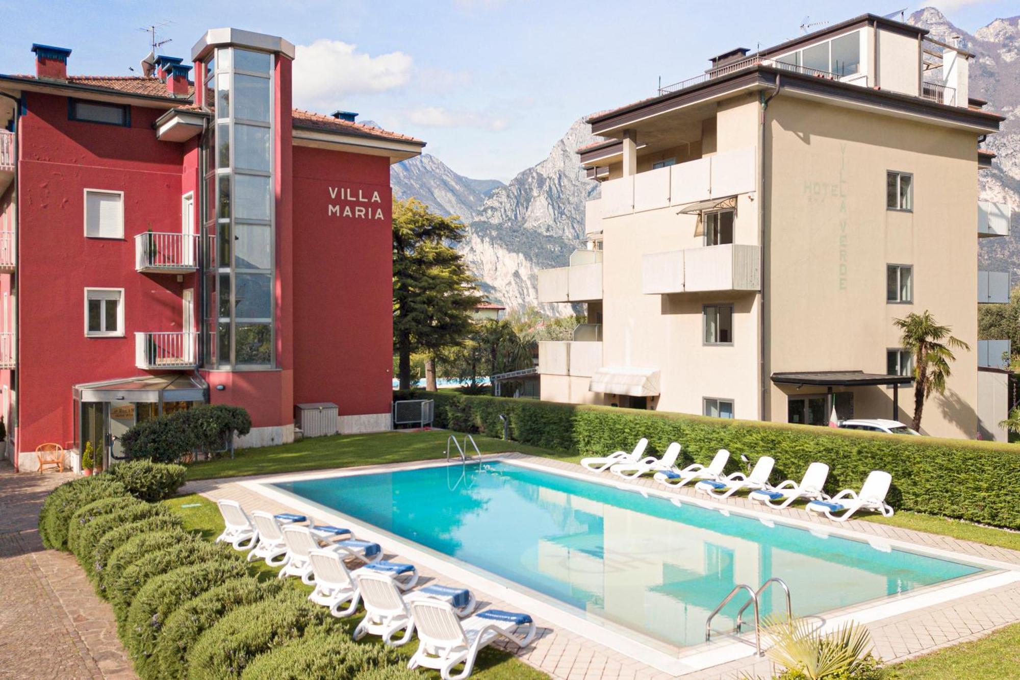 Bike & Wind Hotel Villa Maria Torbole Sul Garda Exterior photo